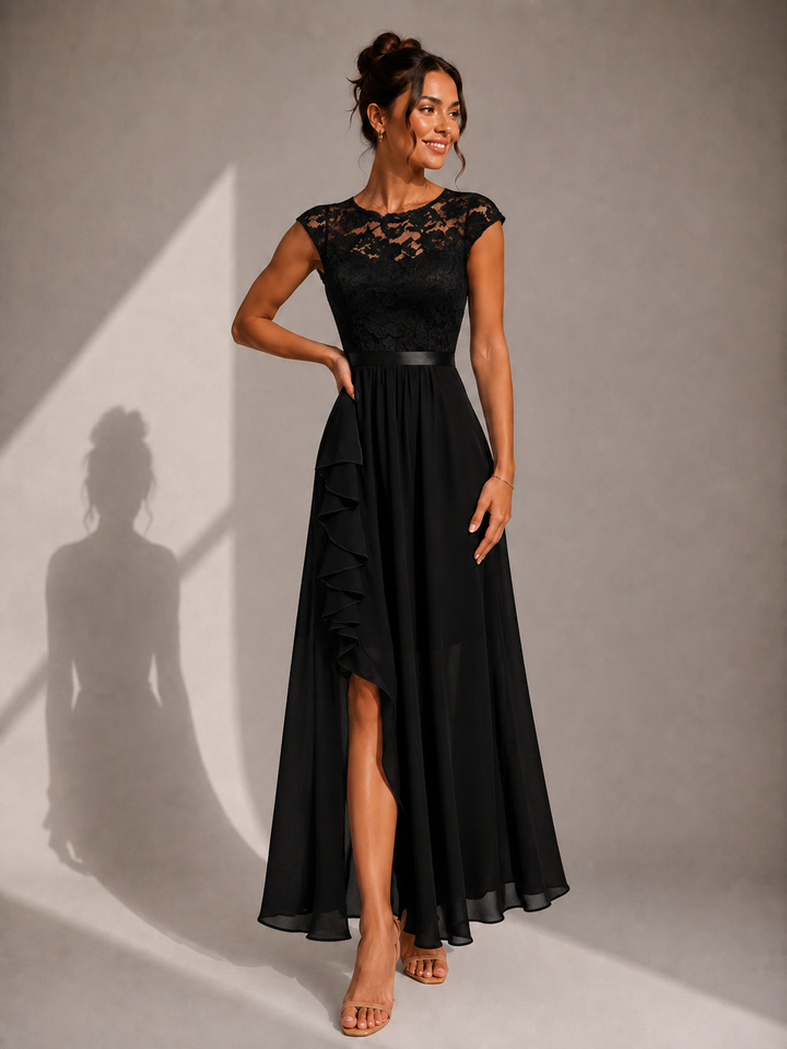 Winsome - Fließendes A-Linien-Maxikleid