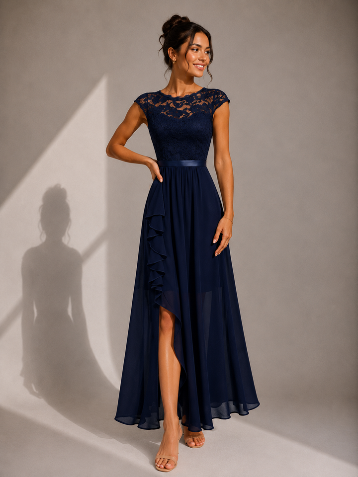 Winsome - Fließendes A-Linien-Maxikleid