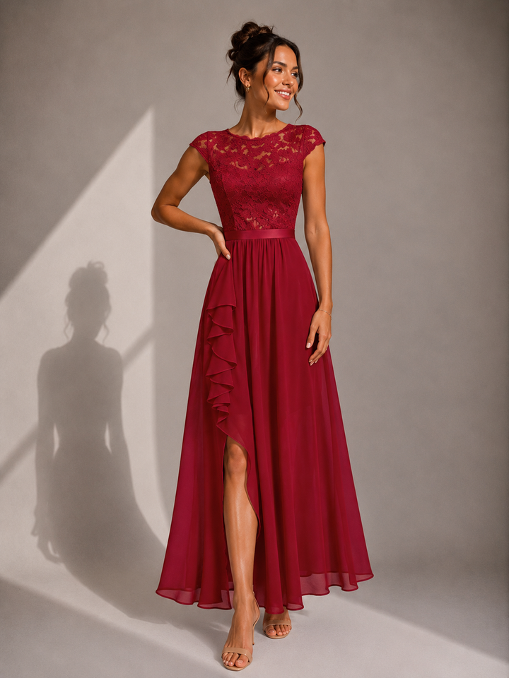 Winsome - Fließendes A-Linien-Maxikleid