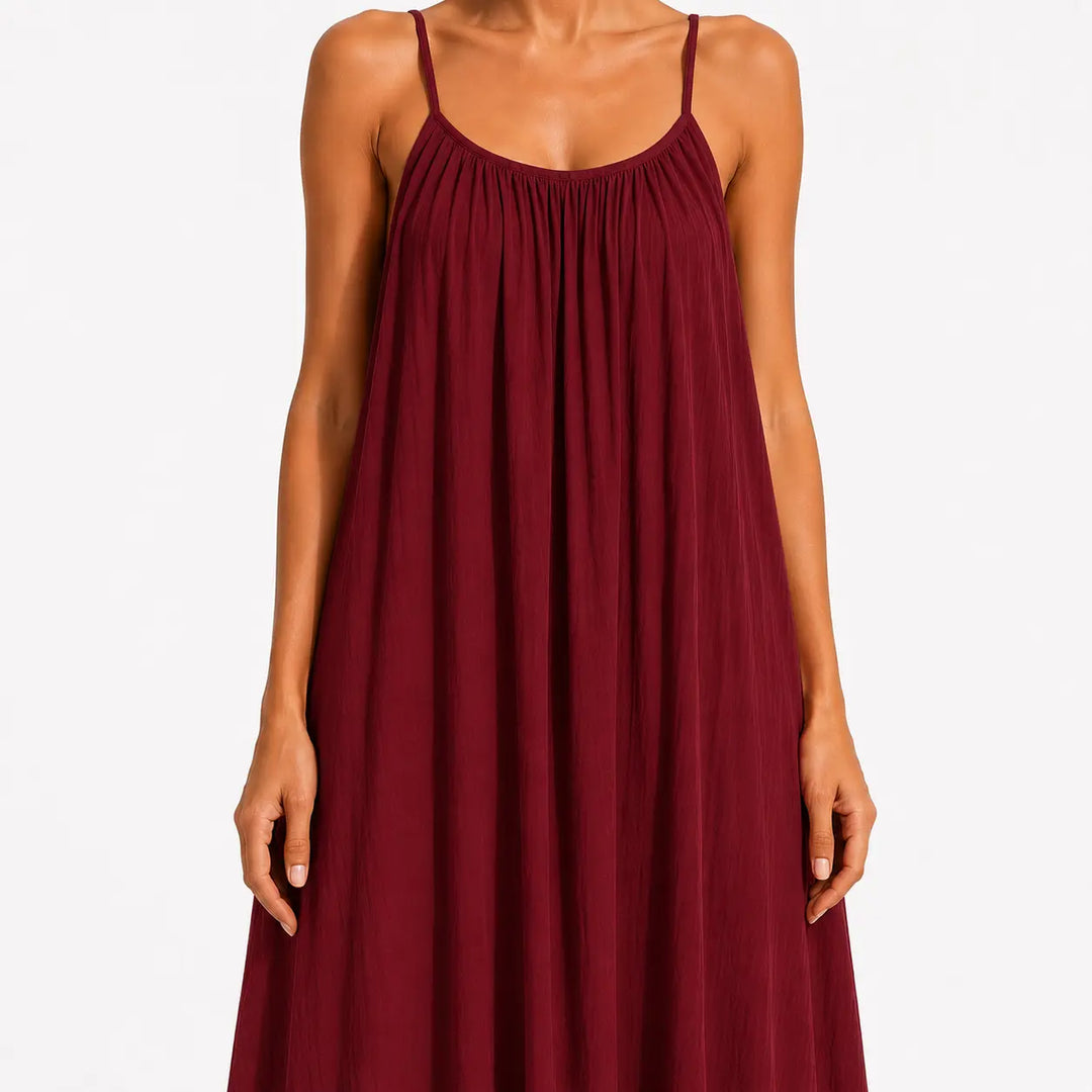 Melodie - Soft-Touch-Midi-Wickelkleid mit V-Ausschnitt