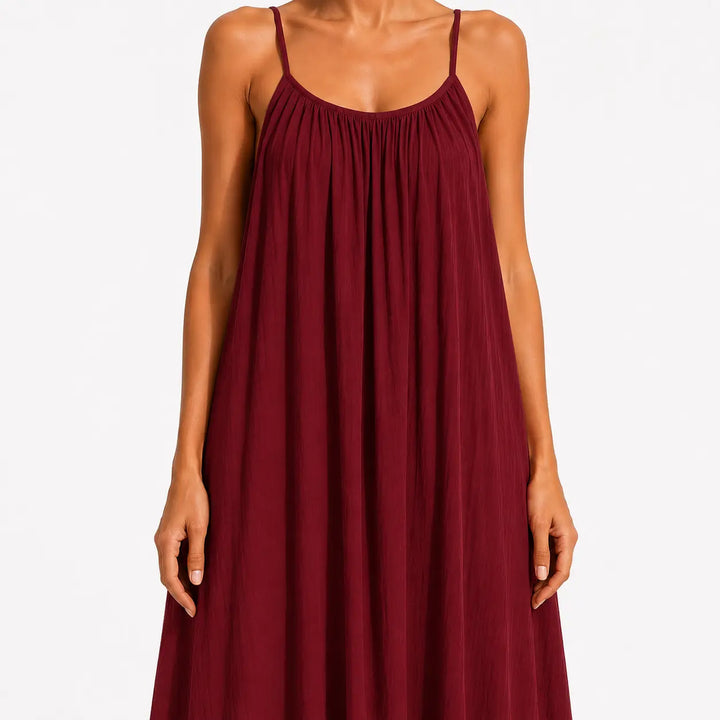 Melodie - Soft-Touch-Midi-Wickelkleid mit V-Ausschnitt