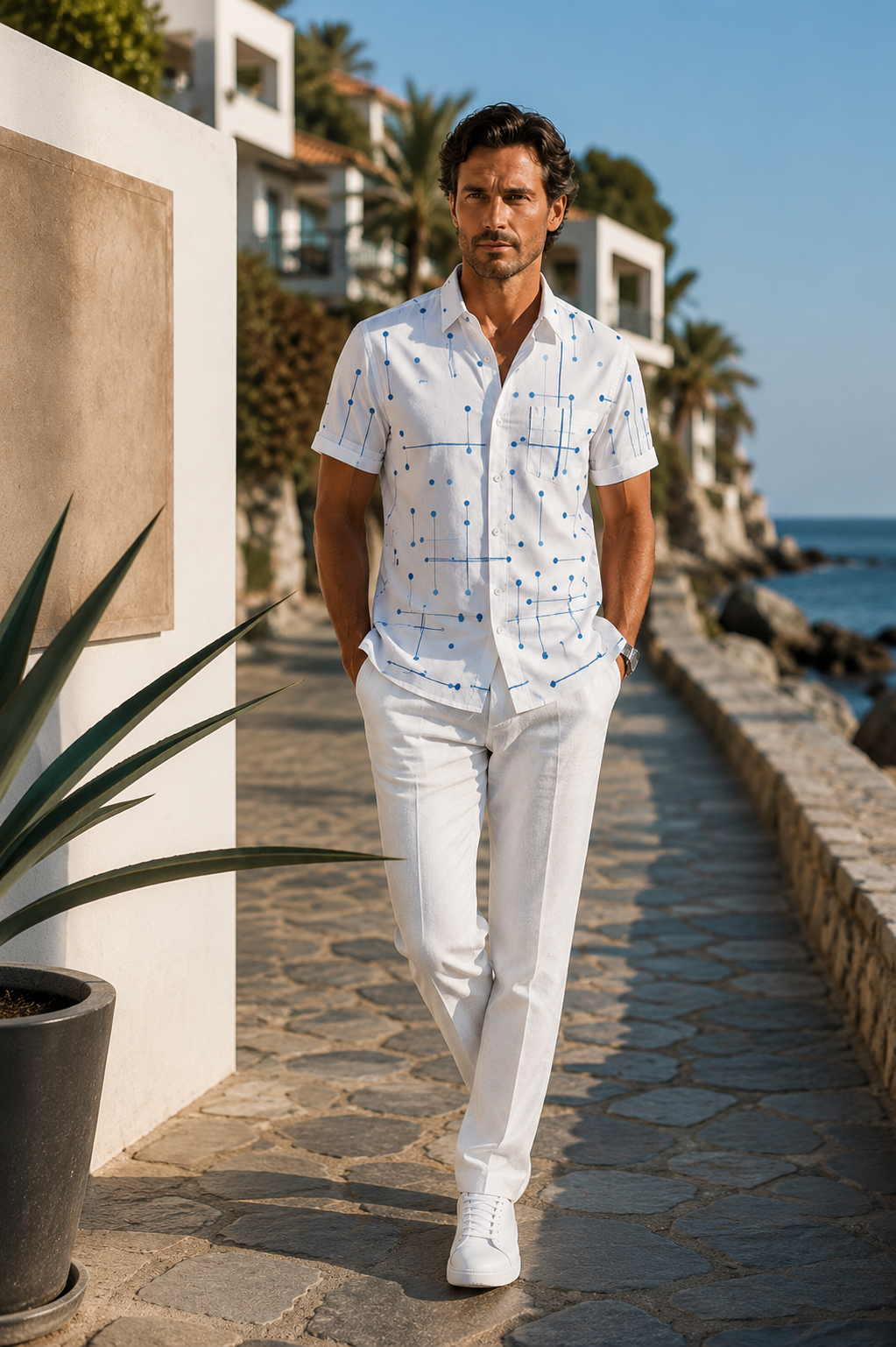 Norbridge - Weiches Herren-Strandhemd