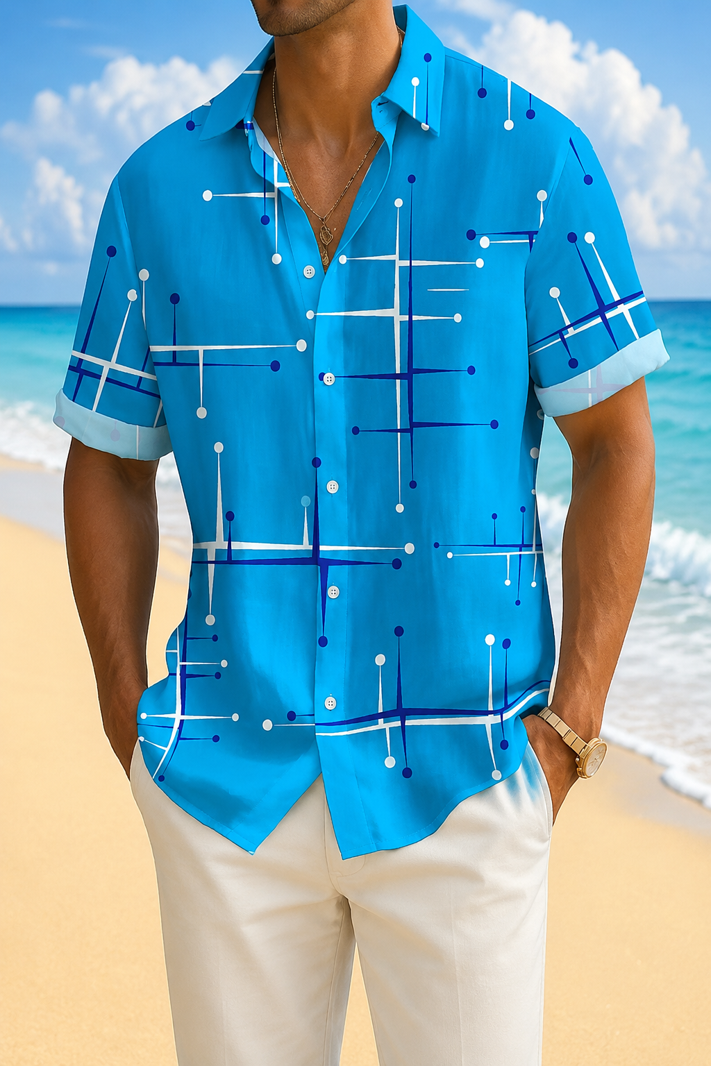 Norbridge - Weiches Herren-Strandhemd