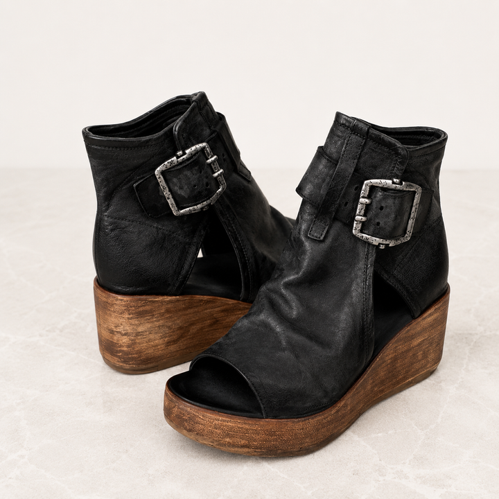 Alarise - gepolsterte Keilsandalen