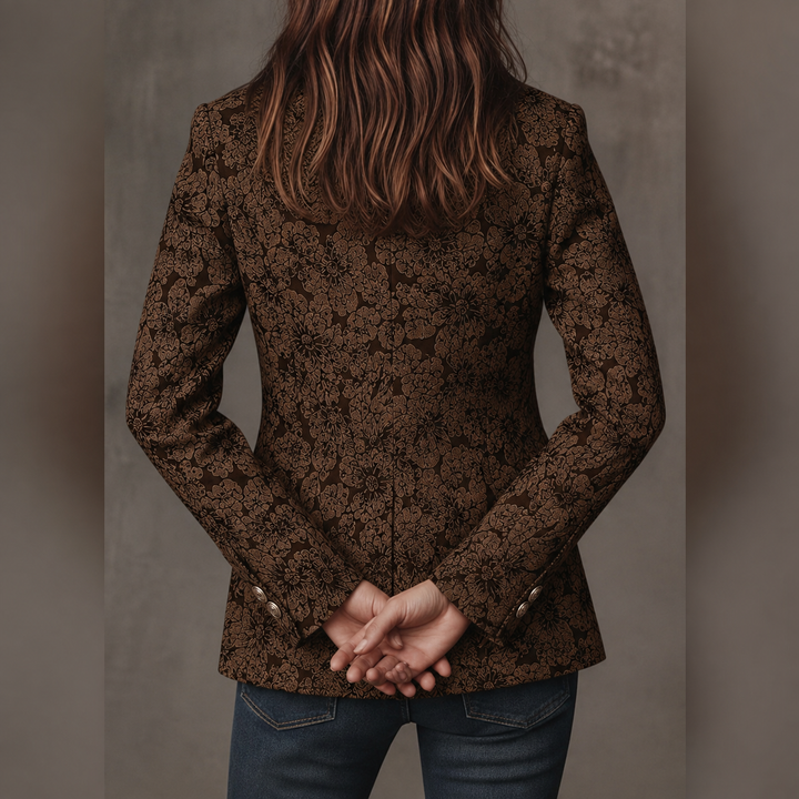 Rhoswen - Taillierter Jacquard-Blazer