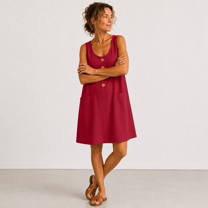 Rosamonde - Luftiges Leinen-Sommerkleid