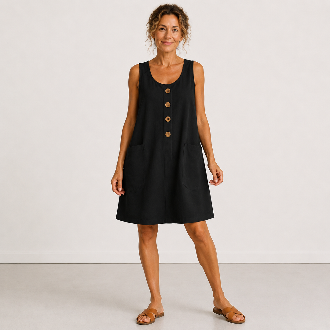 Rosamonde - Luftiges Leinen-Sommerkleid