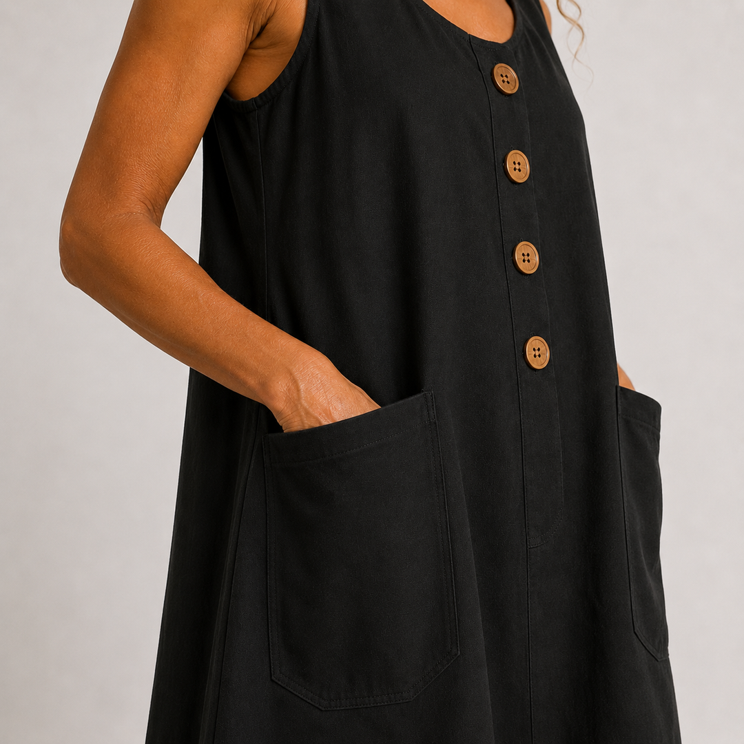 Rosamonde - Luftiges Leinen-Sommerkleid