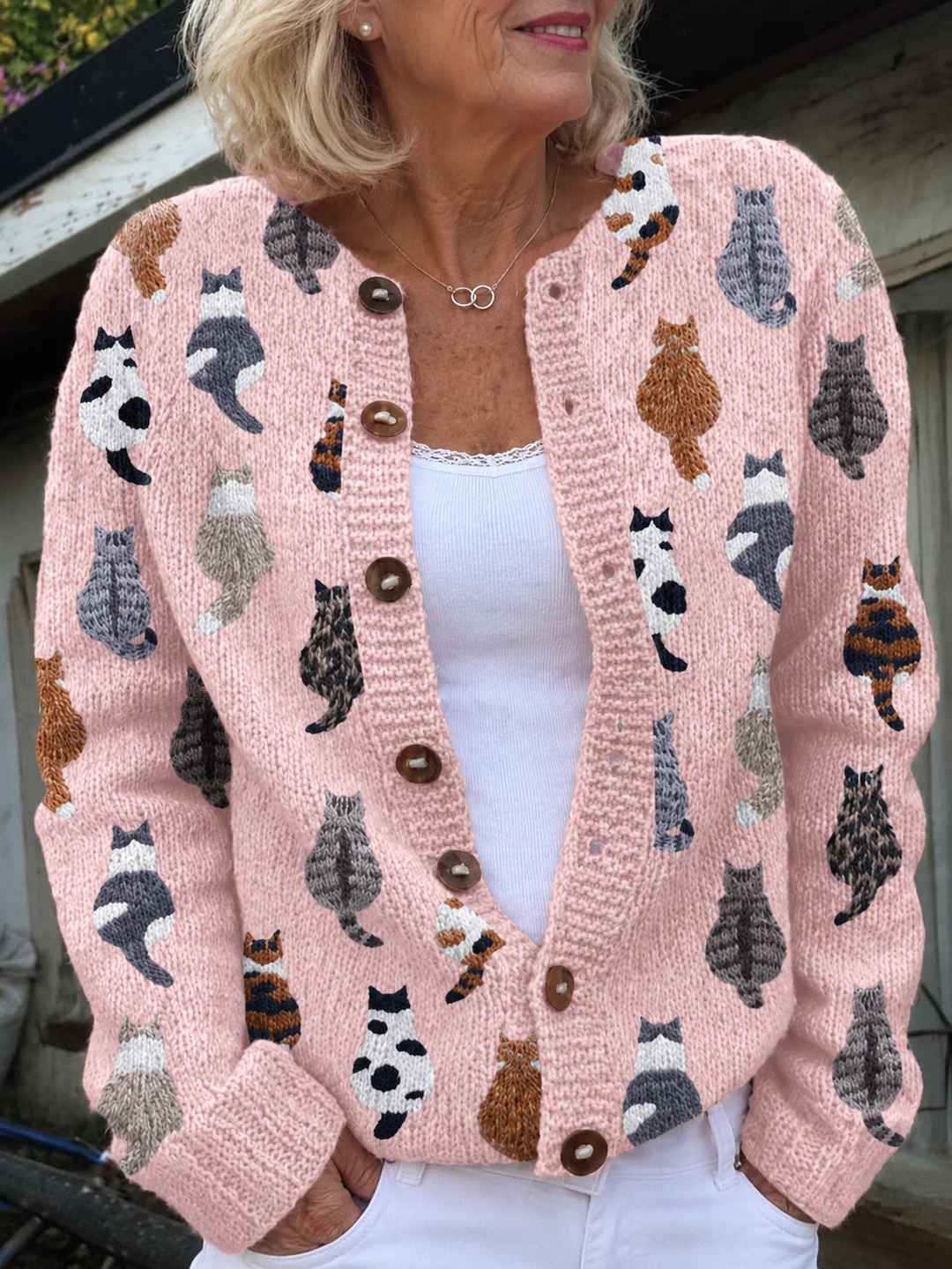 Elorisse - Soft-Touch-Strickjacke