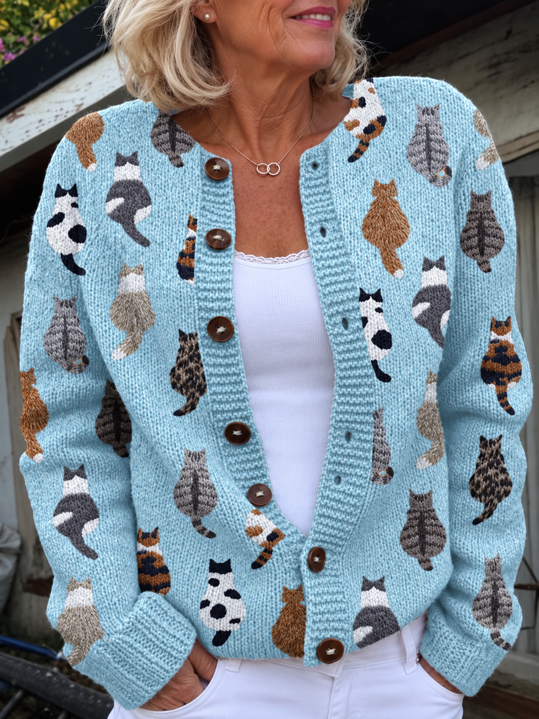 Elorisse - Soft-Touch-Strickjacke