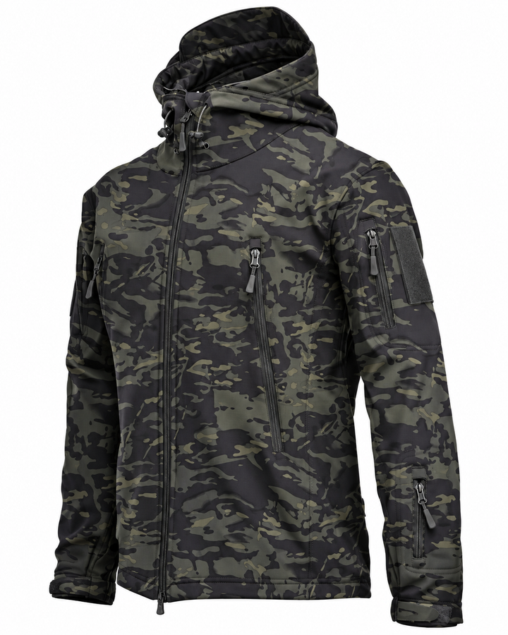 Arno - Slim-Fit-Jacke mit Kapuze