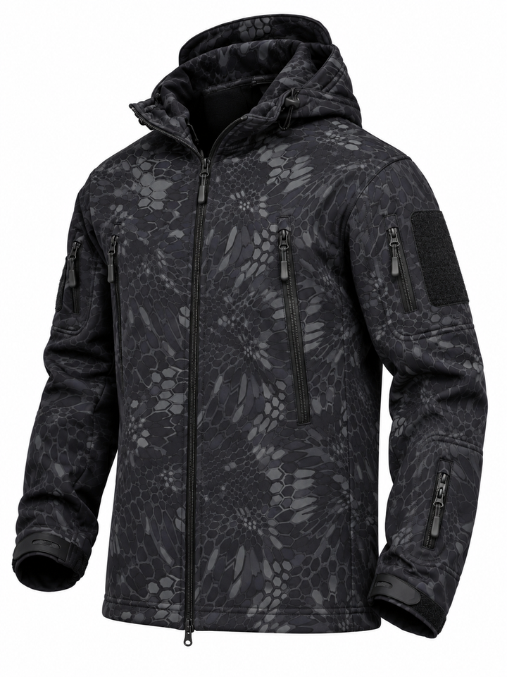 Arno - Slim-Fit-Jacke mit Kapuze