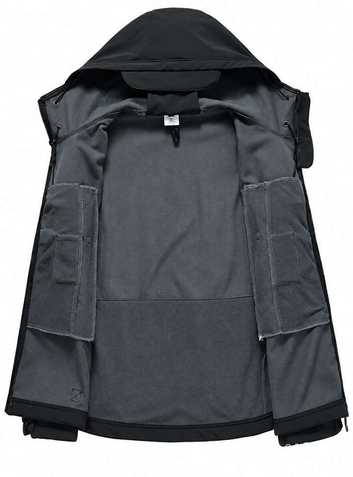 Arno - Slim-Fit-Jacke mit Kapuze
