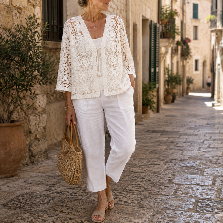 Aralynne - leichter, offen fallender Cardigan