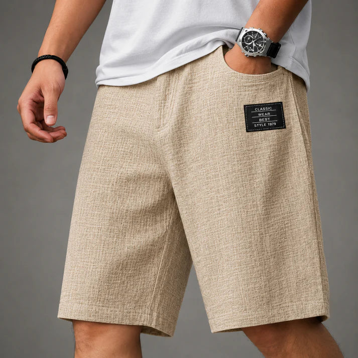 Caelan - Edle Leinenshorts