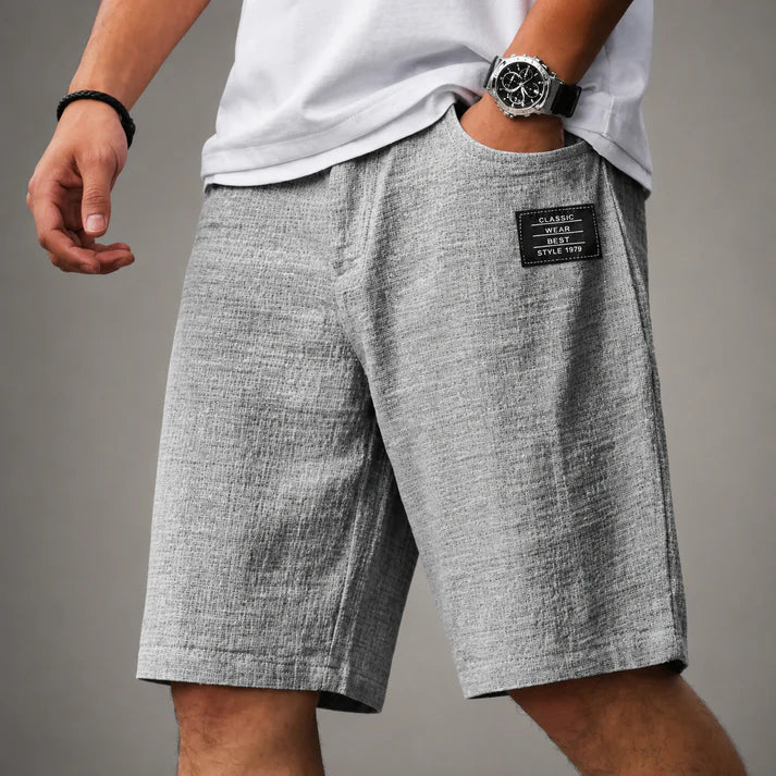 Caelan - Edle Leinenshorts