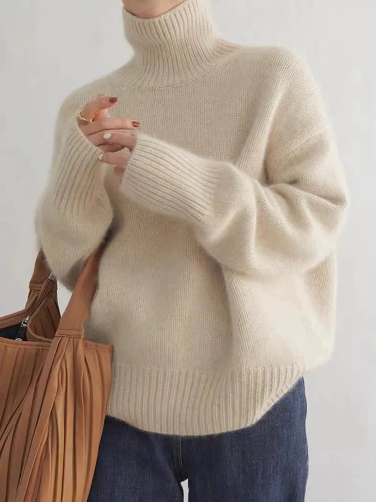 Acantha - Soft-Touch-Rollkragenpullover