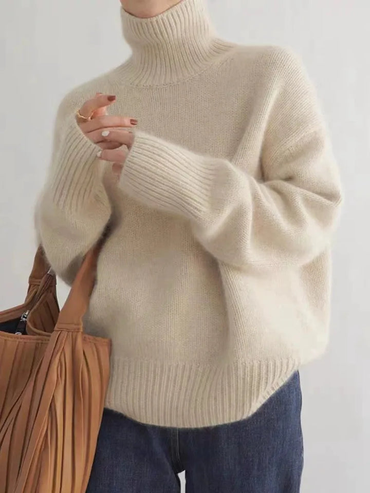 Acantha - Soft-Touch-Rollkragenpullover