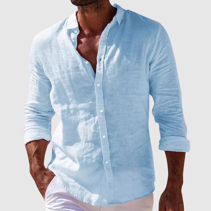 Elwood - Taillierte Leinenbluse