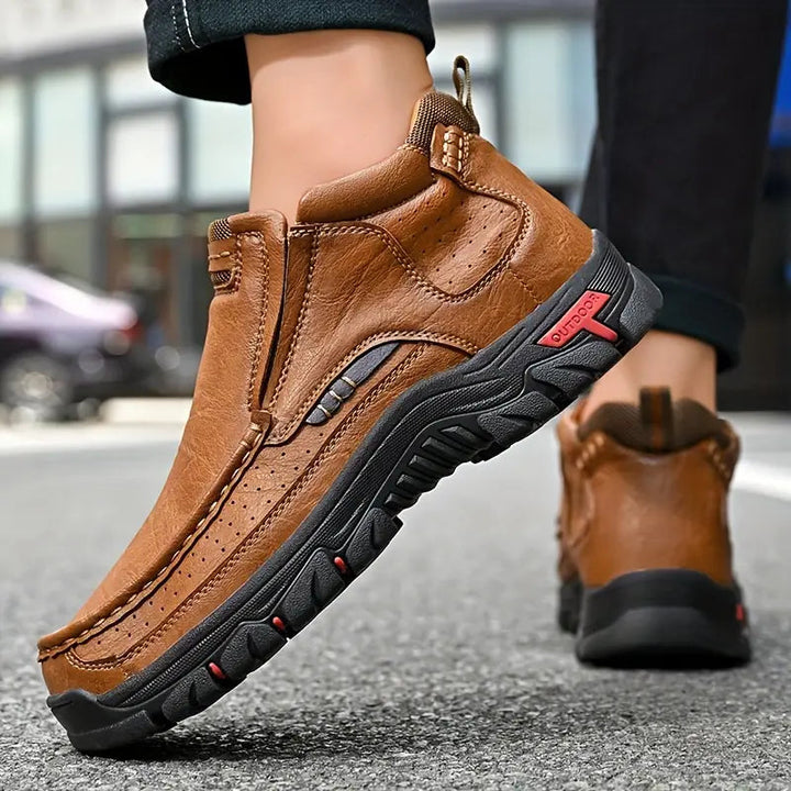 Barcliff - Robuste Lederstiefeletten