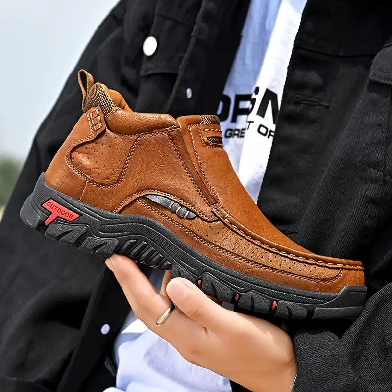 Barcliff - Robuste Lederstiefeletten