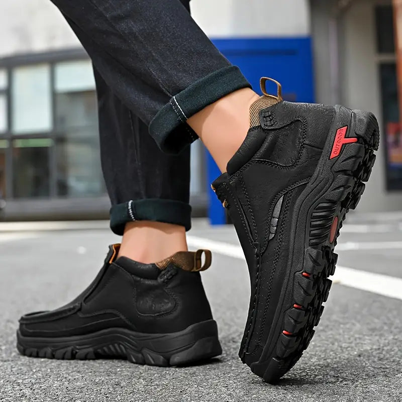Barcliff - Robuste Lederstiefeletten