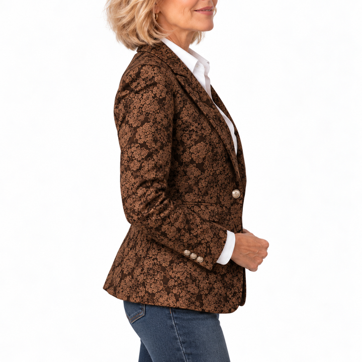 Sybilla - Taillierter Jacquard-Blazer
