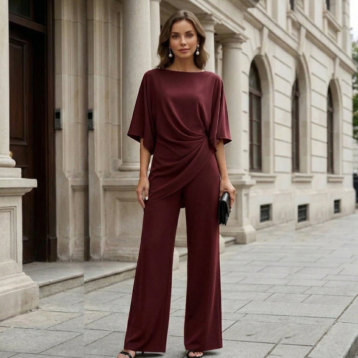 Laurisse - Eleganter Zweiteiler mit Cape-Ärmeln