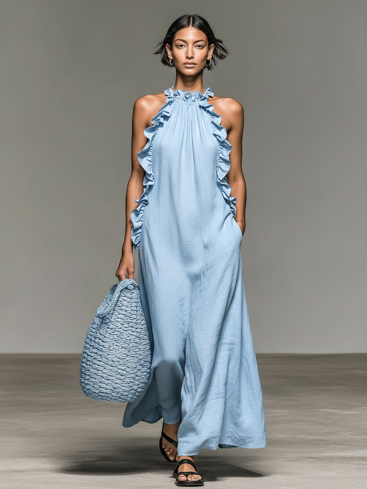 Vionessa - Soft-Touch-Maxikleid