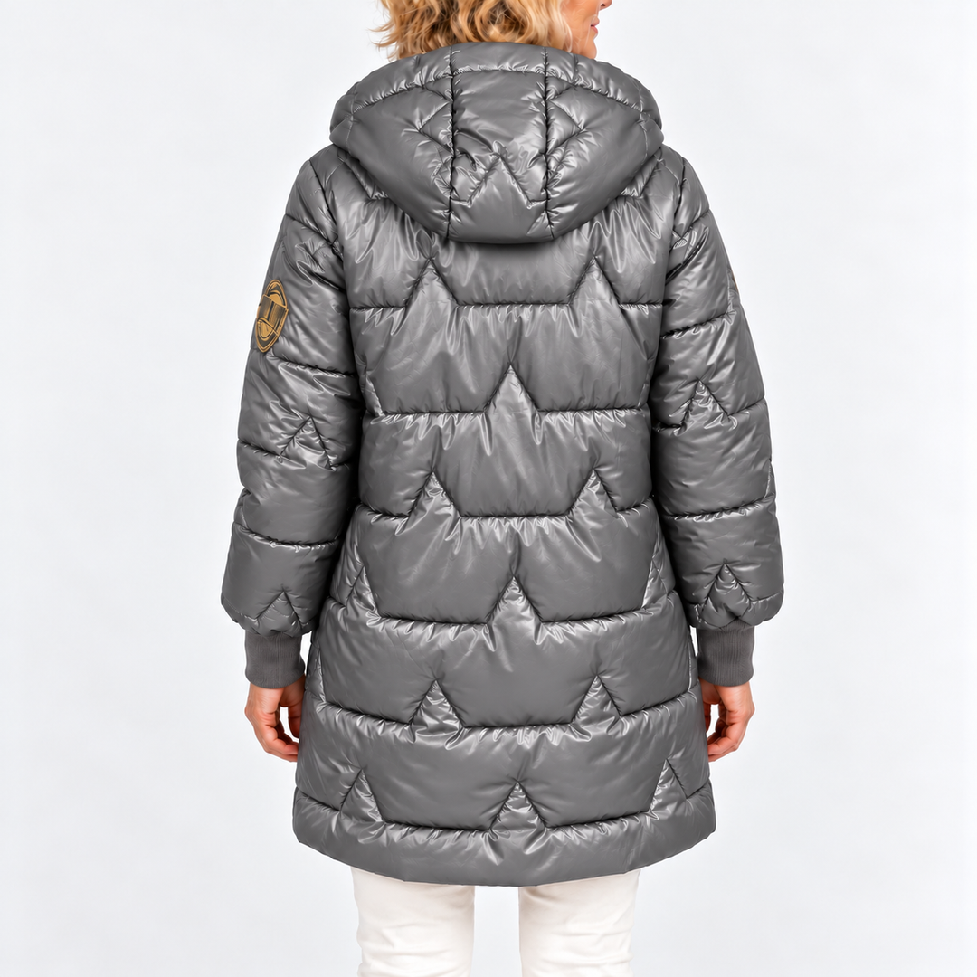 Tilda - lange, gesteppte Pufferjacke