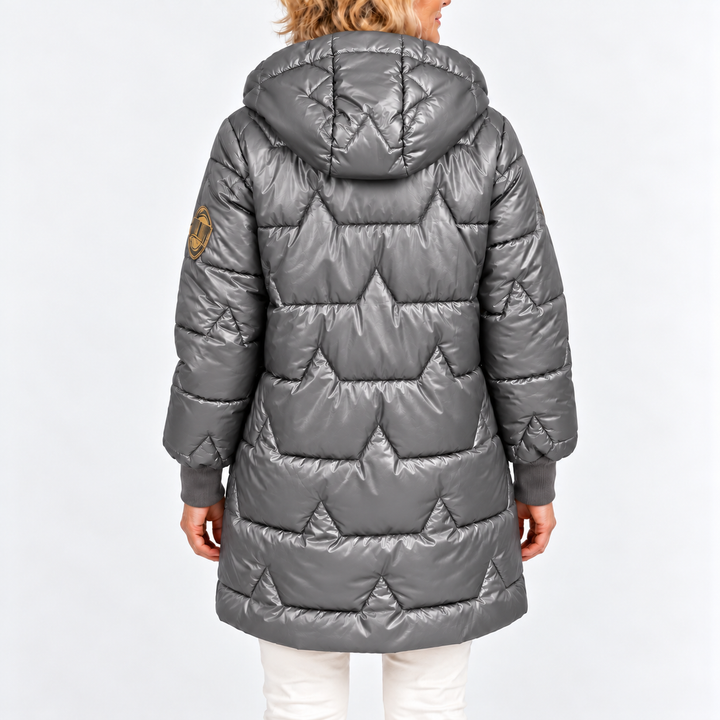 Tilda - lange, gesteppte Pufferjacke
