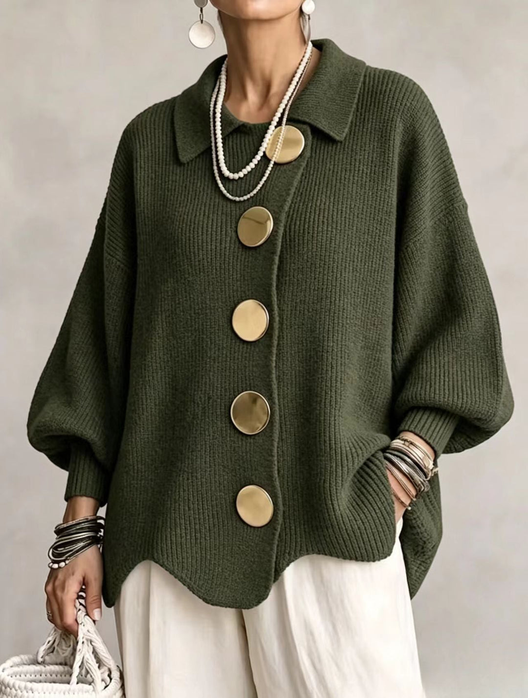 Kaelinae - Schwerer Oversized-Cardigan
