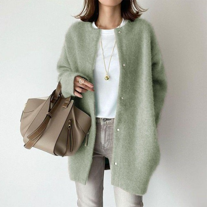 Avenique - Softtouch-Longline-Strickjacke