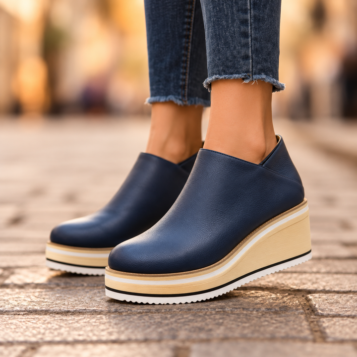 Clotilde - Keilabsatz-Stiefeletten mit Softtouch