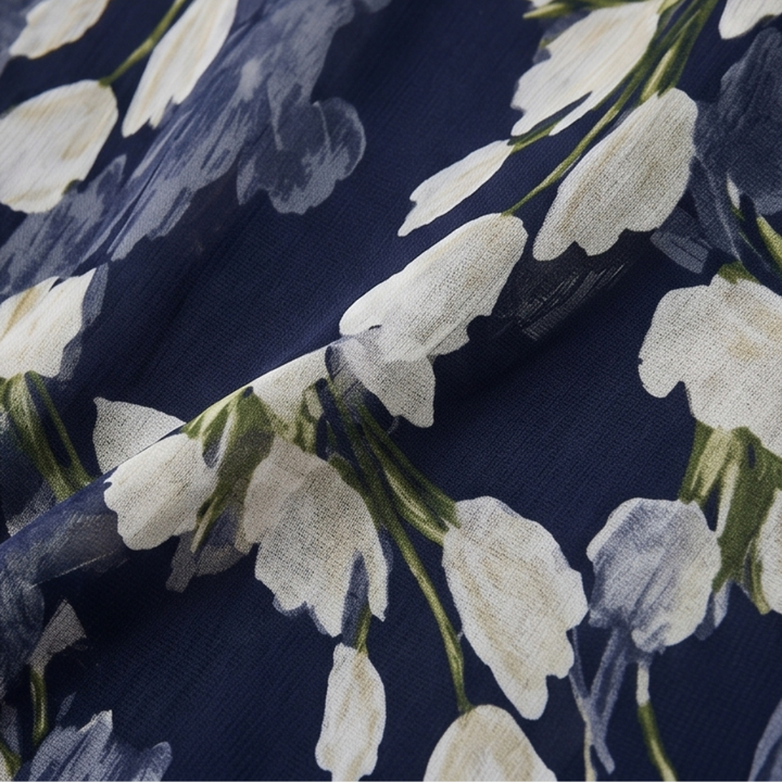 Genevora - Luftiges Midikleid mit Blumenmuster