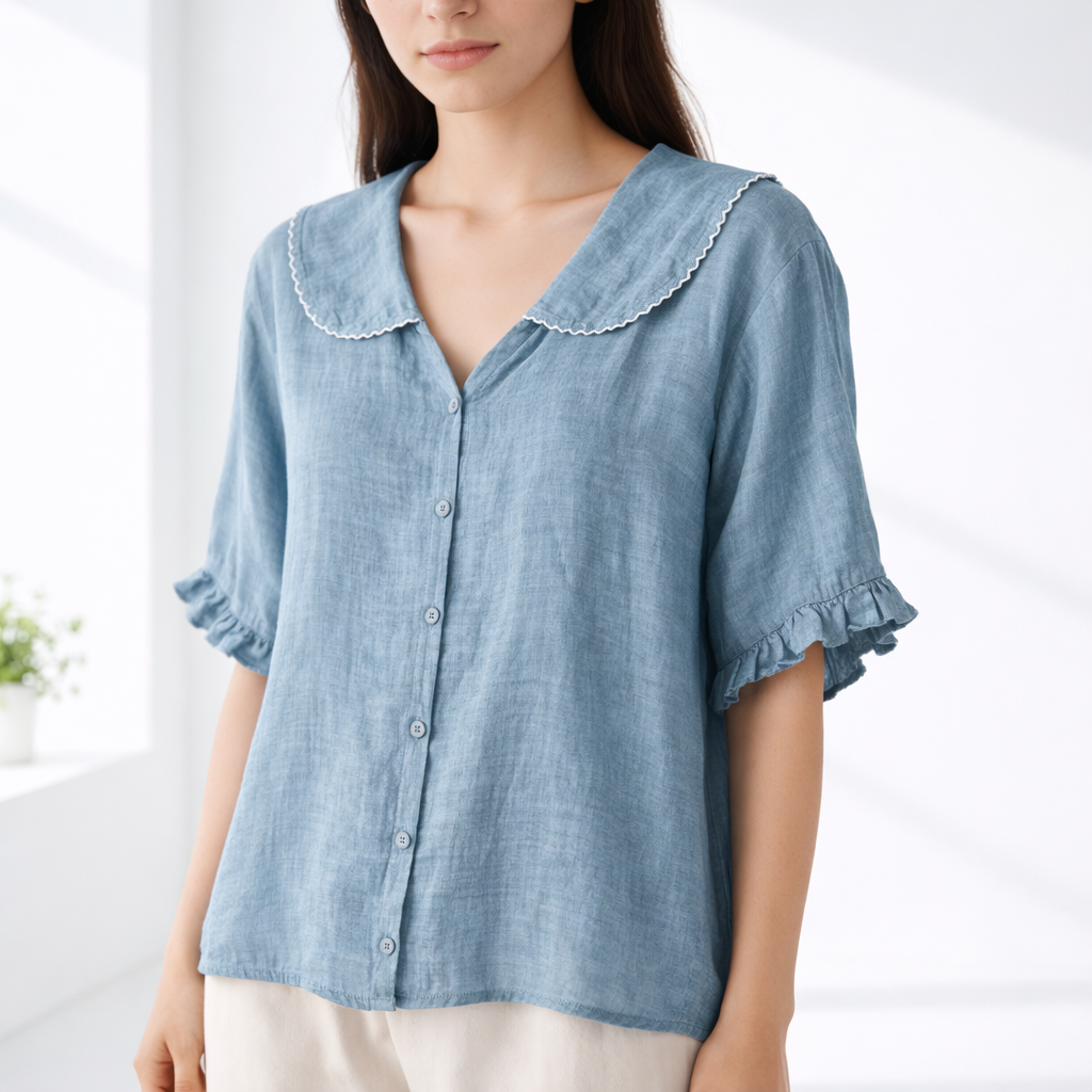 Ceryssa - Soft-Touch-Bluse