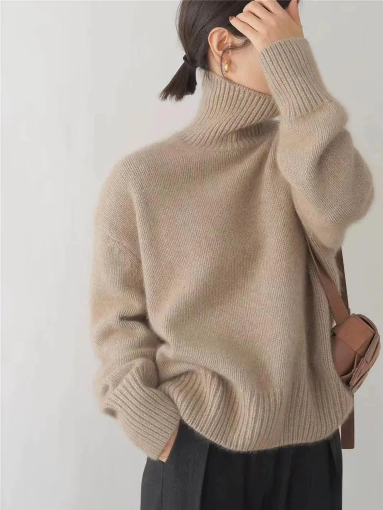 Acantha - Soft-Touch-Rollkragenpullover