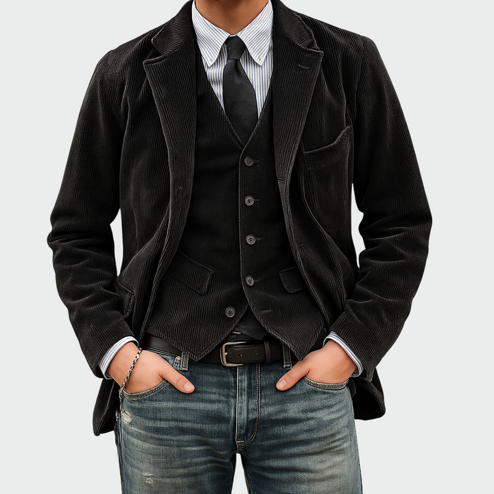Cato - Maßgeschneidertes Set aus Blazer und Anzugweste