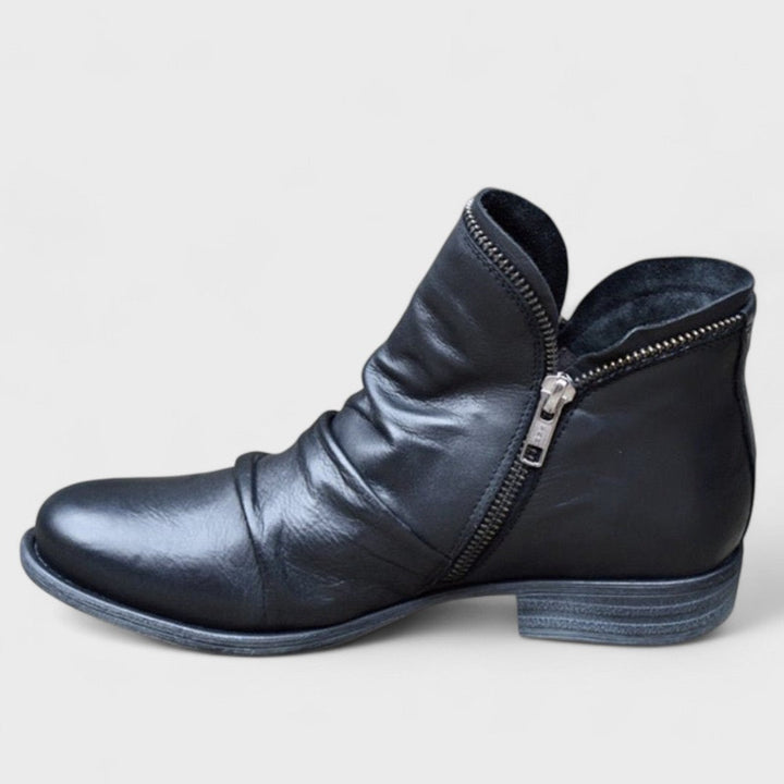 Endora - raffinierte Stiefeletten mit seitlichem Reißverschluss