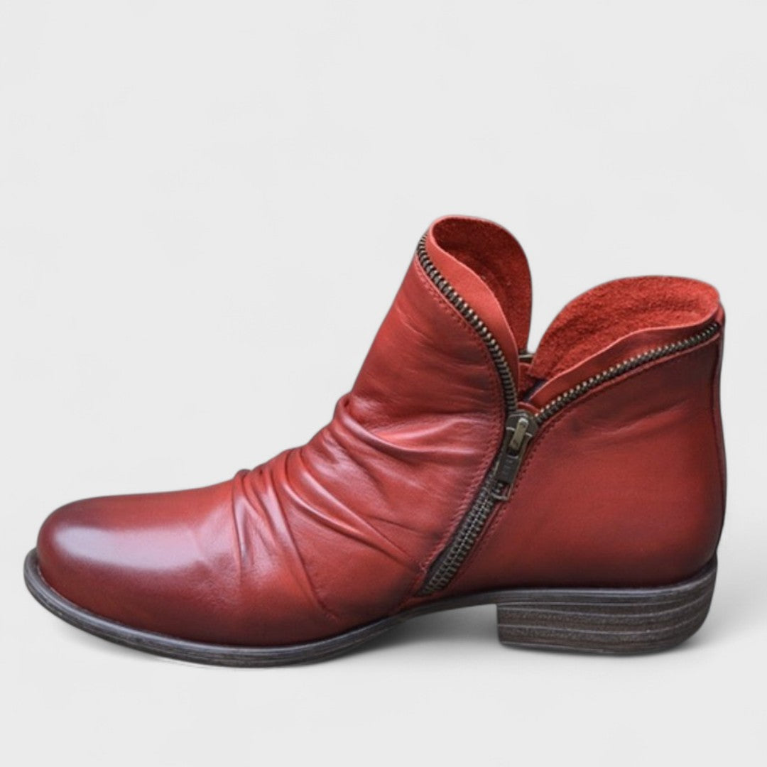 Endora - raffinierte Stiefeletten mit seitlichem Reißverschluss
