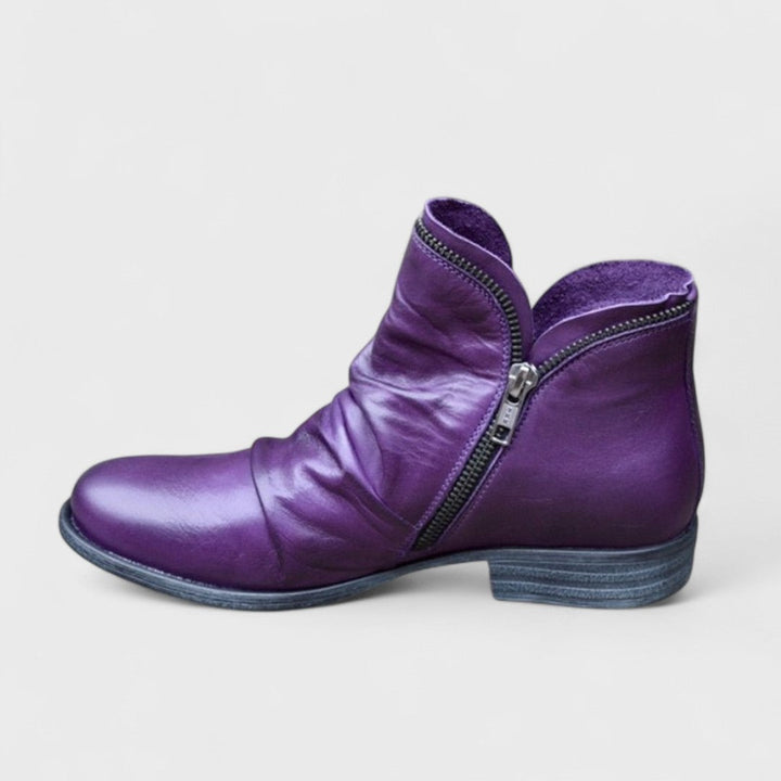 Endora - raffinierte Stiefeletten mit seitlichem Reißverschluss