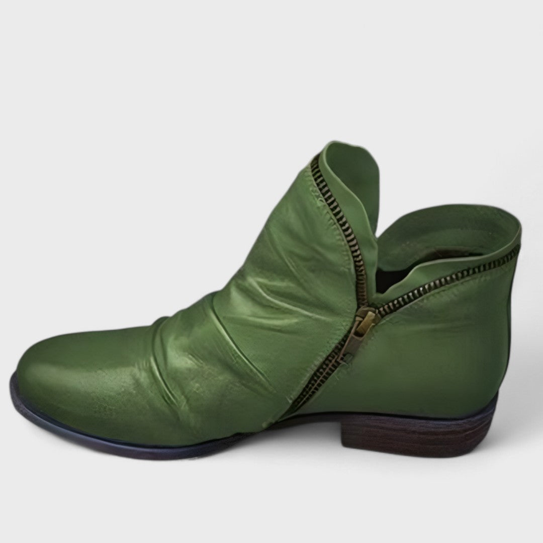 Endora - raffinierte Stiefeletten mit seitlichem Reißverschluss