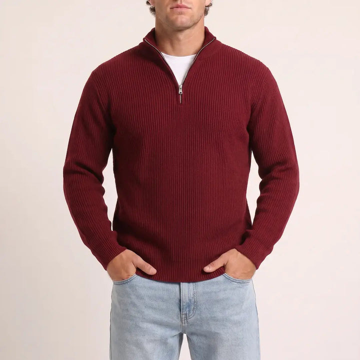 Beadlow - Soft-Touch Half-Zip-Pullover