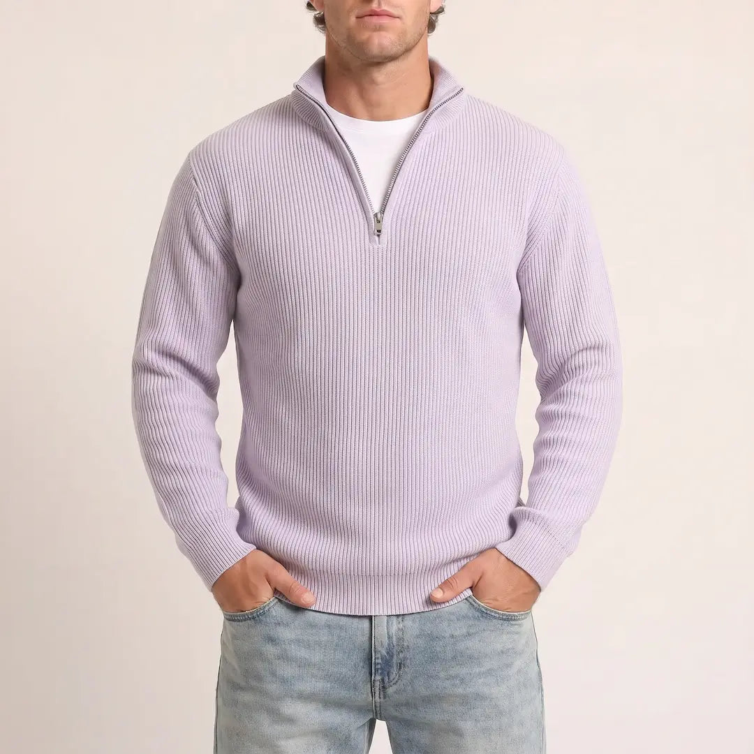 Beadlow - Soft-Touch Half-Zip-Pullover