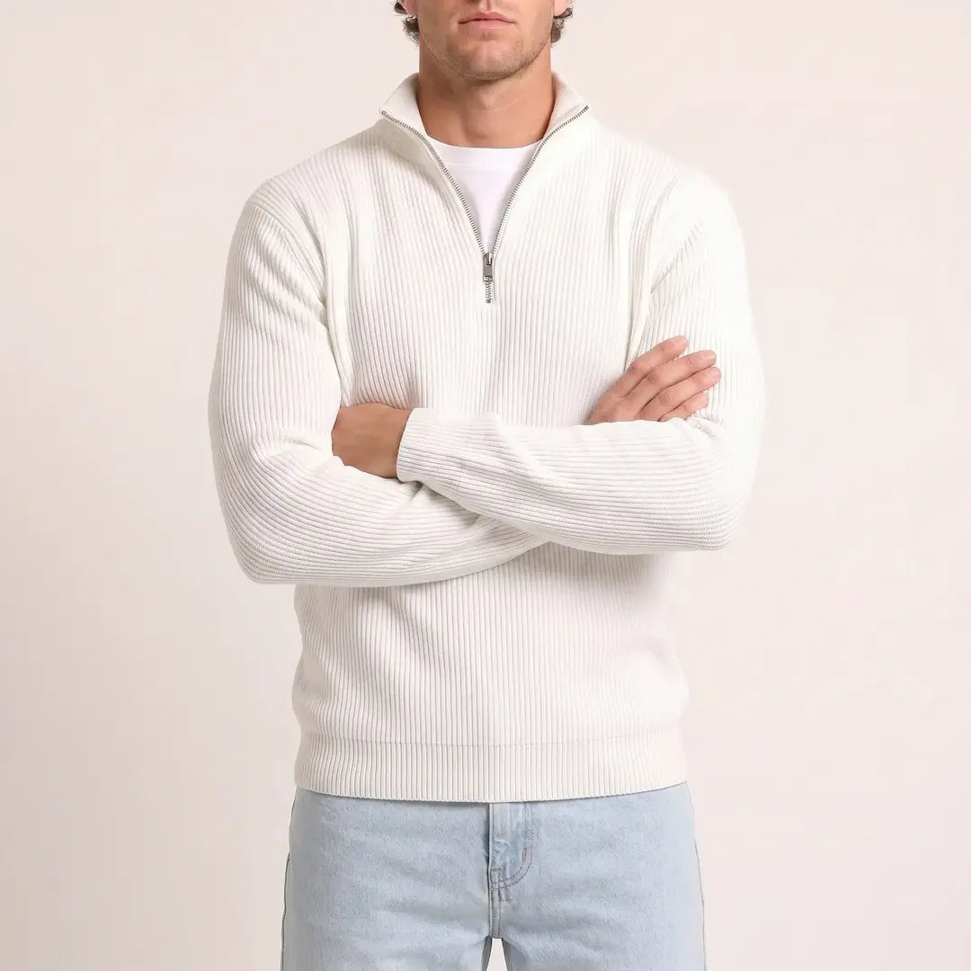Beadlow - Soft-Touch Half-Zip-Pullover