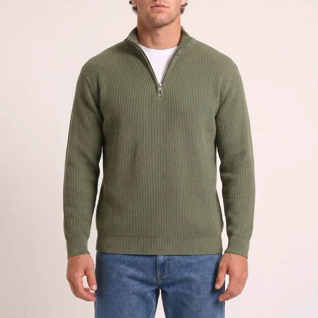Beadlow - Soft-Touch Half-Zip-Pullover