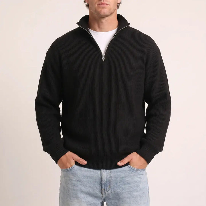 Beadlow - Soft-Touch Half-Zip-Pullover