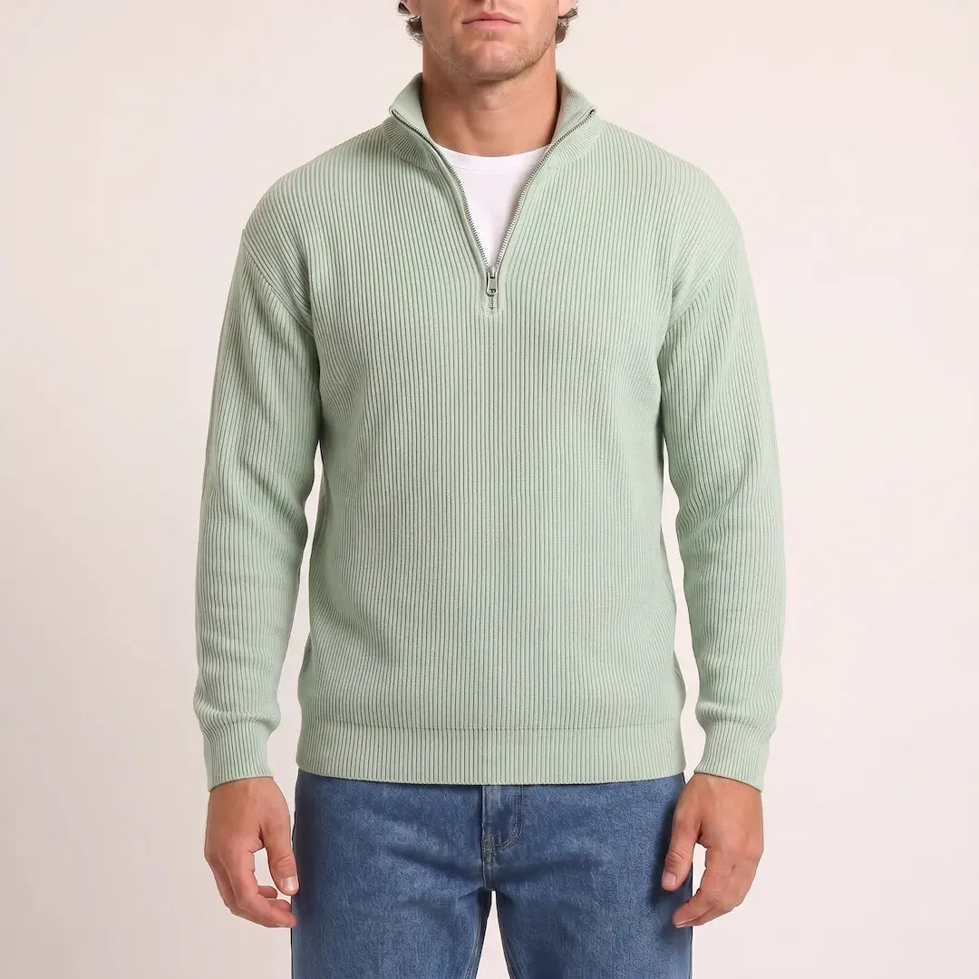 Beadlow - Soft-Touch Half-Zip-Pullover