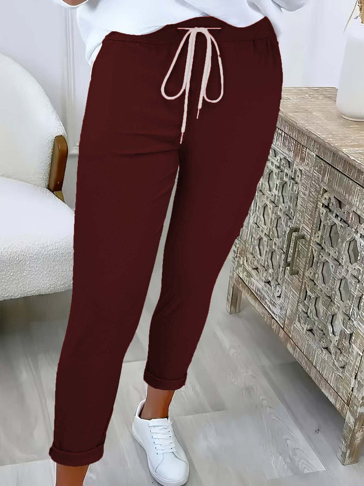 Tansy - Maßgeschneiderte Stretchhose mit Kordelzug