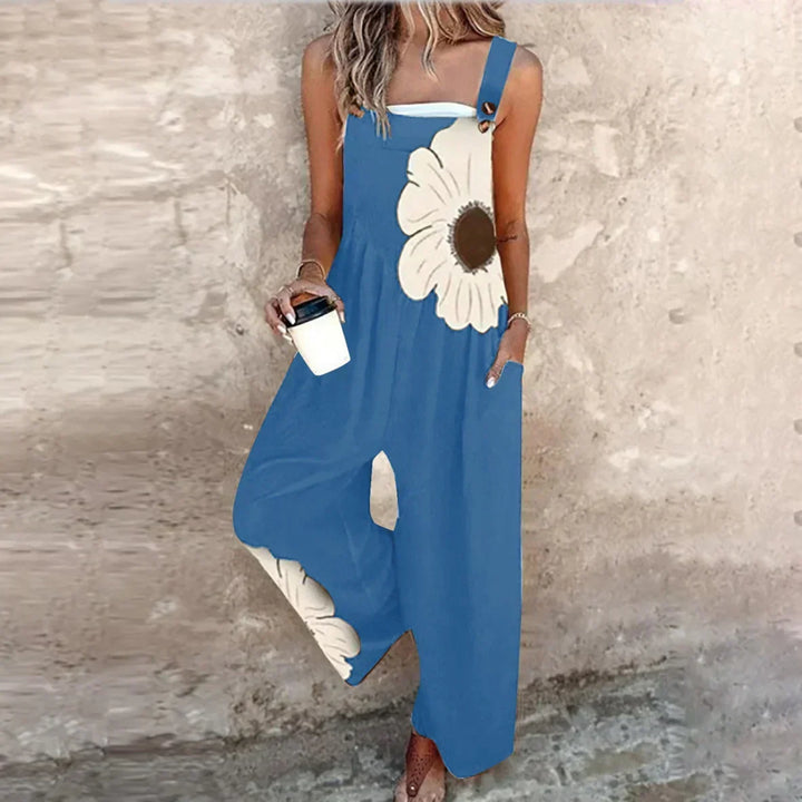 Aderyn - Luftiger Print-Jumpsuit